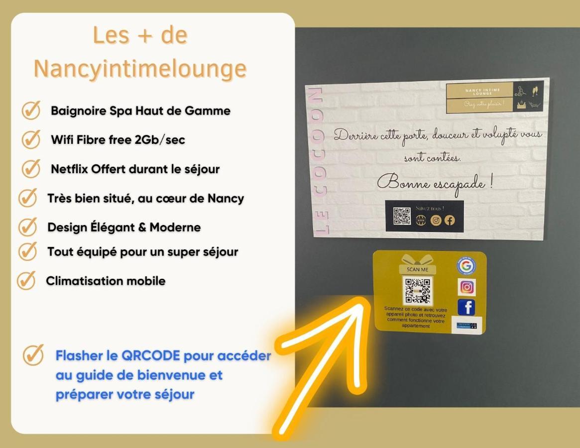 Suite Le Cocoon & Spa By Nancyintimelounge Exteriér fotografie